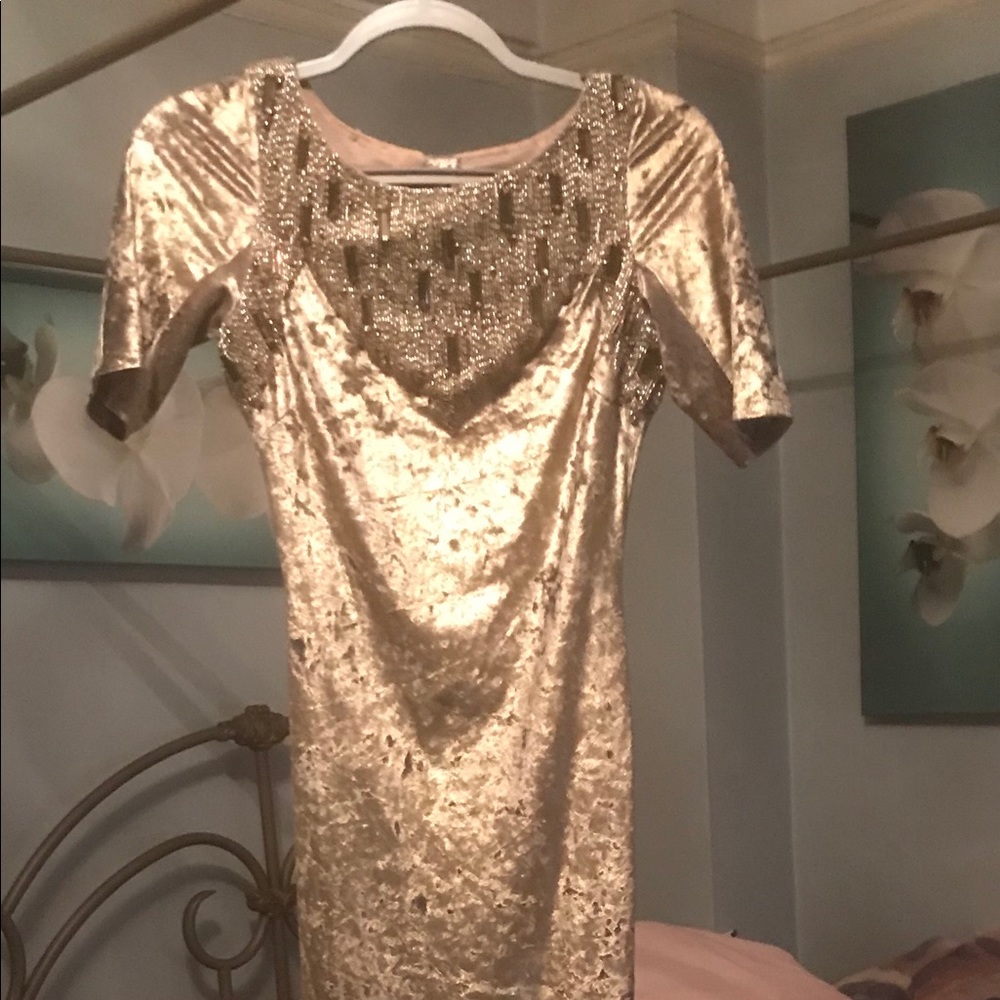 Stunning Alberto Makali Beaded Gown Sz 4